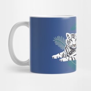 White Tiger in the Jungle Mug